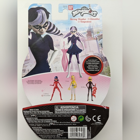Set of 3: Miraculous Paris Action Figures, Ladybug the Hero + 2 Villains, NWT - Picture 8 of 13